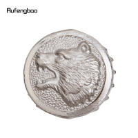 Bastón De Moda Con Relieve De Oso Rojo Y Flor Totem Cabeza Roaring 93 Cm Punta De Goma Material De Eje De Acero - details 4