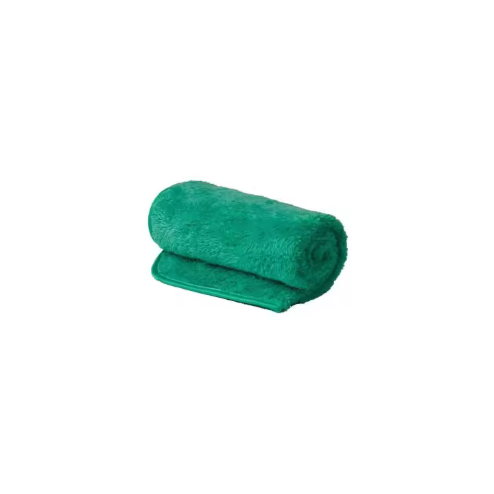 Irisana - Toalla de Baño de Microfibra - Azul - 80 x 40 cm - Tacto Suave y Delicado - Sin Soltar Pelusas - Ligera y Resistente - Gran Capacidad Secado - 1