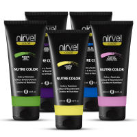Mascarilla Nirvel Nutre Color 200mL Todos los Colores - Mascarilla de Color - Coloración Temporal para el Cabello - Color y Nutrición - details 0