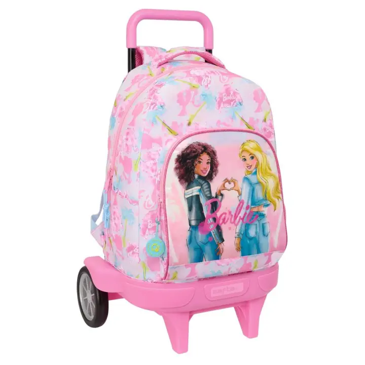 Mochila Grande Con Ruedas Compact Evol. Ext. Barbie "Painterly" 33X45X22Cm (Safta 612510218) - 1