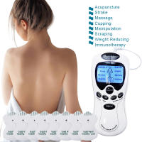 Masajeador Eléctrico De Acupuntura Con 8 Modos Terapia Meridiana Digital LCD Alivio Del Dolor Estimulación Muscular Kit De Terapia EMS - details 1