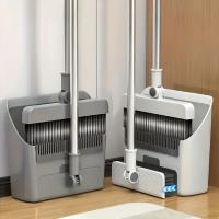 Kit De Limpieza 3-en-1 Con Escoba Plegable Y Escoba Para Suelos Multisuperficie Durable Para Uso En Hogar Y Dormitorios - details 0