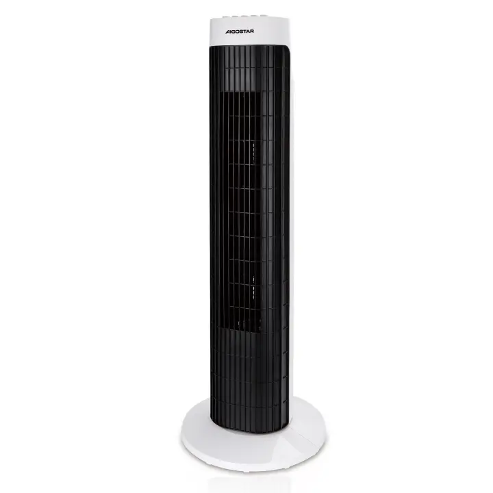 AIGOSTAR Ventilador de Torre Mecánico de 30 Pulgadas 3 Velocidades Silencioso Temporizador 120 Min Oscilación de 85º - 1