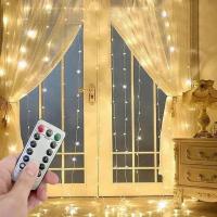 Luces De Tejado De Encaje USB 8 Modos Con Control Remoto Para Fiesta Navidad Boda Decoración De Dormitorio Lámpara De Garlanda De Hadas De 3/4/6M - details 8