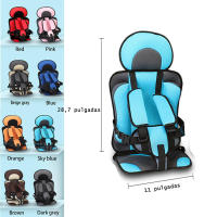 27.8*11 inch car travel seat cushion, portable seat belt, foldable car seat protector, children's travel accessories, easily foldable and machine washable, multiple colors available - details 0