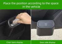 Bandeja De Basura Portátil Para Coche Con Tapa Y Organizador Multifuncional Plegable Caja De Almacenamiento Para Automóvil Material Plástico Forma Redonda - details 10