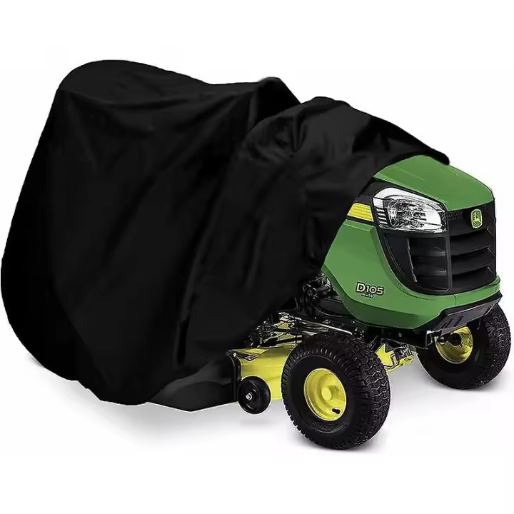 Funda impermeable para cortacésped, para tractores de hasta 54 pulgadas de ancho. Fabricada en poliéster Oxford 420D resistente, duradera, resistente a los rayos UV e impermeable para su jardín. - 1