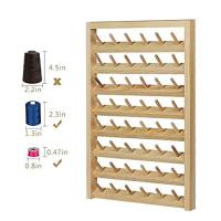 Soporte De Hilo Para Tejido En Pared Herramienta De Cruce De Cabello Organizador De Bobinas De Hilo Para Bordado Y Hobbyistas Material De Madera - details 1