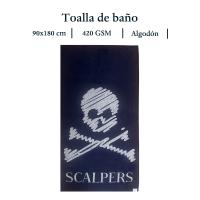 Scalpers Home Toalla de Baño 90x180cm 100% Algodón 420GSM  Suavidad y Absorción Excepcionales Toalla de playa - details 1