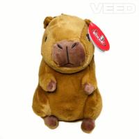 Bimar Peluche Capibara 25cm – Juguete Suave y Tierno para Niños y Adultos, Almohada Decorativa, Regalo Kawaii, Muñeco de Felpa Realista, Color Marrón - details 0