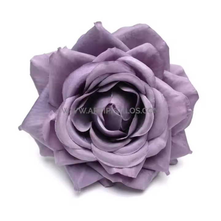 Rosa de Tela Royal 10.5cm - Flores de Tela para Decoración y Sombreros - 1
