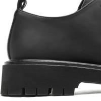 Zapatos De Cuero Para Hombre Casual Clásico Negocios Formales Con Cordones Hechos a Mano Transpirables Suela Gruesa Moda Zapatos - details 5