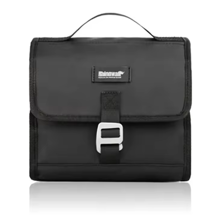 Bolsa De Manillar De Bicicleta Grande Capacidad Impermeable Multifuncional Para Almacenamiento Ciclismo Soporte Espalda/Muñeca/Marco - 1