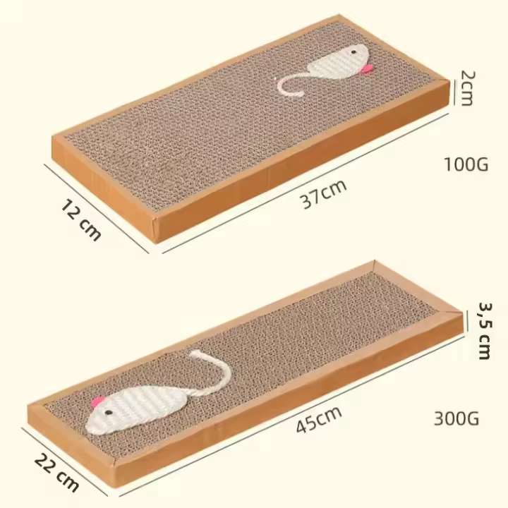 Tablero De Rasguñado Para Gatos Almohadilla De Cartón Para Moler Uñas Juguete Protector De Muebles Para Gatos Accesorios Para Gatos - 1