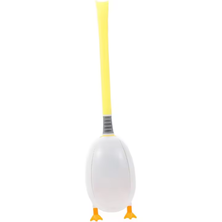 1 Juego Cepillo de baño Cepillo para el Inodoro depurador de tazón seco Cepillo de pie para Inodoro Limpieza fregadora Ergonómico sin Golpes Familiar páginas Amarillo - 1
