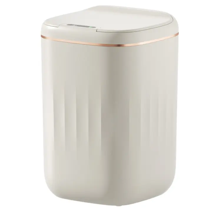 Bandeja De Basura Eléctrica Sensorial De 20L Con Luz UV Y Tecnología Automática Para Cocina Baño Y Toilette Herramienta De Limpieza - 1