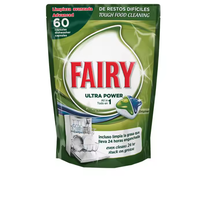 FAIRY UTRA PODER TODO EN 1 lavavajillas 60 cápsulas - 1