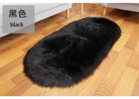 Alfombra De Falsa Piel Grande Ovalada Artificial Cuero Genuino De Oveja Pelo Largo Tapete Suave De Lana Blanca Para Dormitorio Y Sala De Estar Decoración De Hogar Lujo Alfombra Para Habitación De Niños - details 14