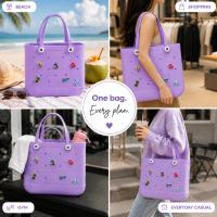 Bolso de playa EVA verano, bolsas de compras tipo tote, bolsa de viaje impermeable, bolso de hombro grande con almacenamiento. - details 3