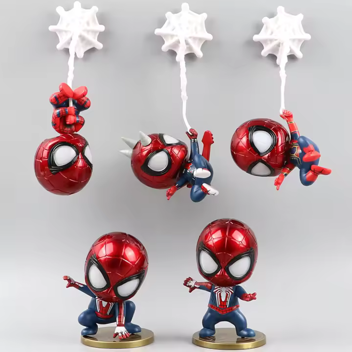 Figura De Acción De Superhéroes Anime Spiderman Muñeco De PVC Modelo Para Niños Juguete De Mesa Regalo De Navidad - 1