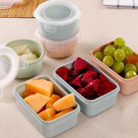 Caja De Almacenamiento De Alimentos Para Nevera Con Tapa De Plástico Acero Inoxidable Y Plástico Para Mariscos Frutas Verduras Caja De Picnic Moderna - details 54