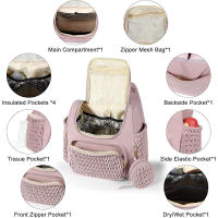 Pequeña para Pantones, mochita de moda para Bebés, mini Bolso de maternidad para mamás - details 4