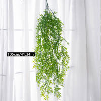 Plantas Artificiales Colgantes 80-105cm Hojas De Bambú Tropicales Vinas De Falso Grama Hojas De Sauce Para Decoración De Jardín Y Hogar - details 6