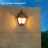 Lámpara Solar LED Retro Con Sensor De Movimiento Humano Luz Exterior Impermeable Para Decoración De Jardín Y Balcones De Villa Color Rojo - details 4