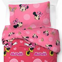 Funda Nórdica Reversible Mickey & Minnie Licencia Oficial - 2 Piezas para Cama de 90 y 105 - Algodón y Poliéster - Estilo Moderno con Tema de Cartoon - Incluye Funda de Almohada - Lavable en Lavadora - details 3