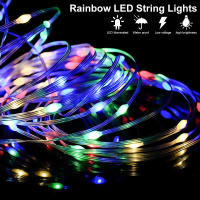 Luces LED Bluetooth De Hilo Para Fiesta Y Bodas Decoración De Navidad DIY Color RGBIC Tira De Luces USB Impermeable 15M/10M/5M/2M - details 7