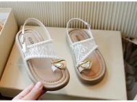 Sandalias De Verano Para Niñas Princesa Con Perlas Antideslizantes Tobilleras Casuales Estilo Versátil Planas Para Playa - details 9
