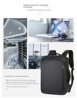 Mochila de viaje de gran capacidad para hombre, bolsa para ordenador portátil de negocios con carga USB, bolso personalizable para exteriores - details 26
