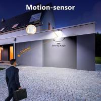 Lámpara Solar Exterior LED 160/128 Con 3 Modos Luz De Decoración Para Jardín Y Parque Sensor De Movimiento PIR Impermeable IP65 - details 8