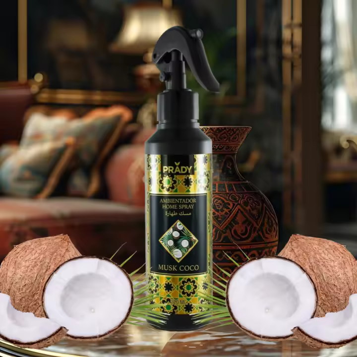 Prady AMBIENTADOR HOME SPRAY ARABE MUSK PARFUM 220 ML - AROMAS ARABES PARA HOGAR - AROMAS FRUTALES Y ETNICOS PARA CREAR UN AMBIENTE UNICO Y ESPECIAL - 1