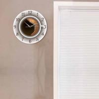 Reloj de pared silencioso con taza de café y espuma, decoración de cocina, cafetería, letrero de pared, estilo cafetería - details 7