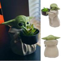 Maceta de Baby Yoda para suculentes, decoración de Jardín y Hogar - details 0