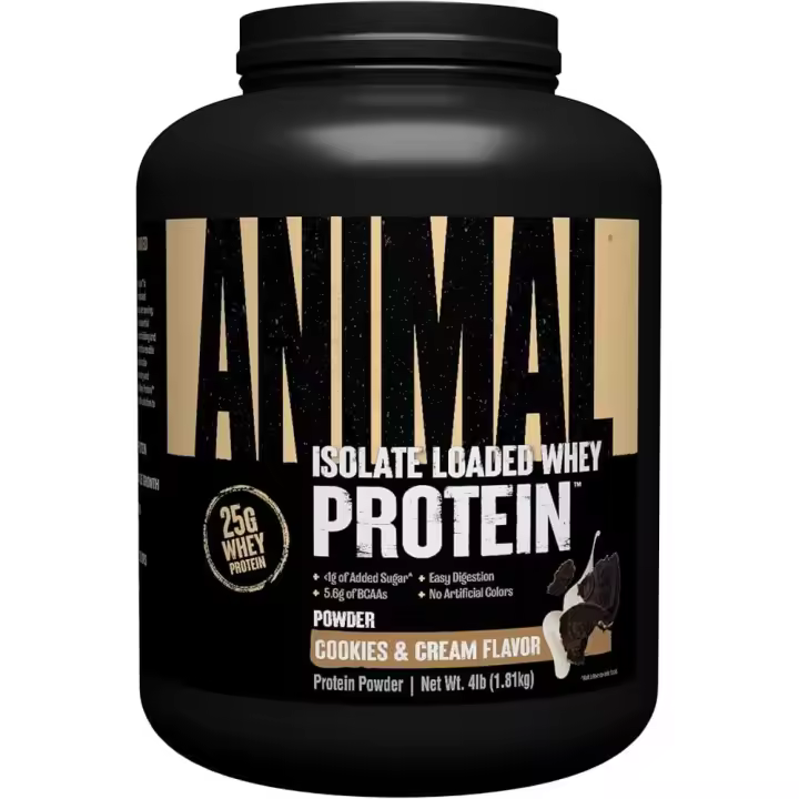 Universal Nutrition ANIMAL Isolate Loaded WHEY Protein, Sabor Cookies & Cream, 2.3 Kg - 1