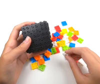 Juguete Educativo Para Niños Cubo Mágico De Descompresión Juguete Antiestrés Rompecabezas Inteligente Regalo De Cumpleaños - details 1