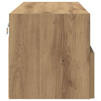 Gabinetes de TV vidaXL 2 pcs de roble artesanal 100x30x30 cm de madera elaborada - details 4