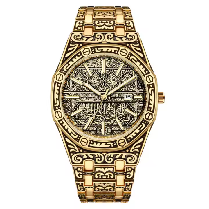 Reloj Hombre Octagonal Luminoso con Correa de Cuero - Estilo Audaz para Jóvenes Profesionales y Estudiantes - 1