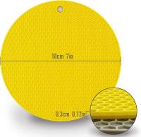 Silicone Trivet Mat, Multifunction Cellular Silicone Pad, Hot Pads Non-slip Silicone Insulation Mat, 7 Packs - details 4