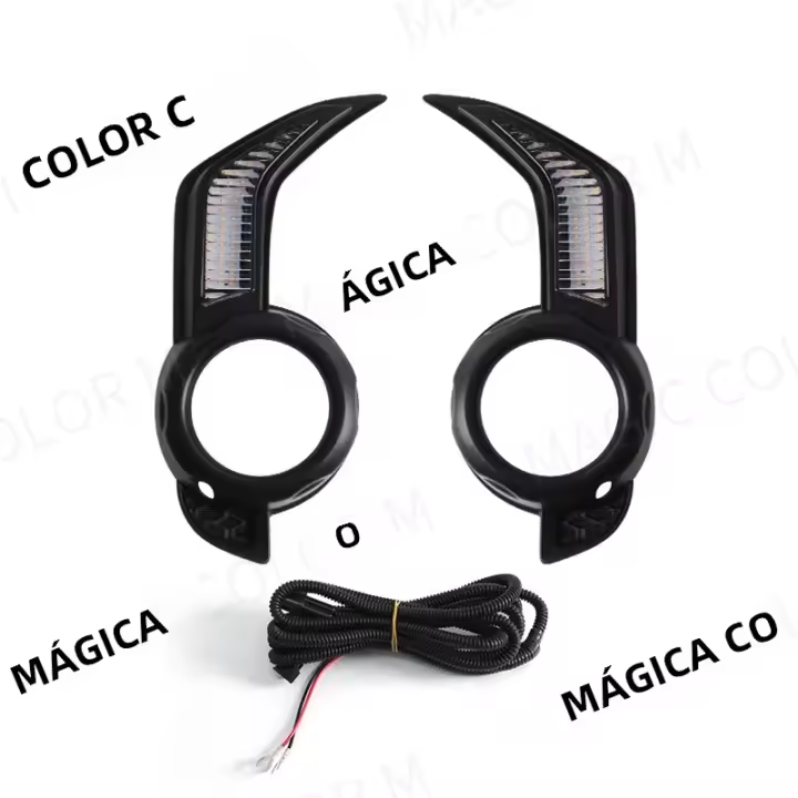 Luz Diurna LED Para Toyota 4 Runner 2014-2021 Farol Antiniebla Blanco Amarillo 12V Instalación Directa En Automóvil - 1