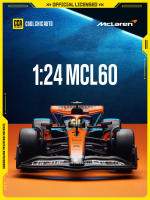 McLaren F1 MCL60 Miniatura De Coche De Metal 1:24 Con Girado De Ruedas Delanteras Juguetes De Coche Deportivo a Escala Para Niños Regalos Con Neumáticos De Goma - details 0
