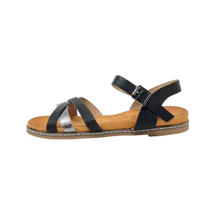 Eva Zorteon - Sandalias planas para mujer verano. Marca TULIPANO - 1