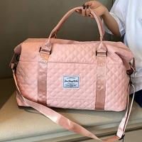 Bolsa De Viaje De Capacidad Grande Weekender Con Compartimento Para Zapatos Deportes Y Fitness Para Mujeres Bolsa De Mano - details 16