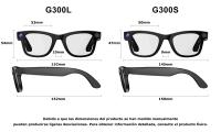 ERVPES G300 Gafas Inteligentes Unisex, Cámara 8MP HD, Grabación de Vídeo y Fotografía 1080P, Traductor IA, Reconocimiento de Objetos, Auriculares Bluetooth, Lentes Antiazules, Batería de Larga Duración - details 0