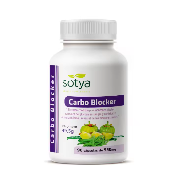 Sotya - Bloqueador de Carbohidratos con Garcinia Cambogia y Phaseolus Vulgaris - 90 Cápsulas - 1