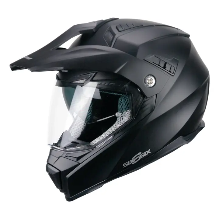 Casco Trail CGM 666A Twin Mono - Negro Mate - 1