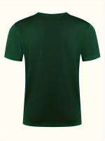 Camiseta De Verano Para Hombre Algodón Puro 100% Estilo Casual Ajuste Suelto Tallas Grandes Con Patrón De La Landing En La Luna Cuello Redondo Manga Corta - details 7