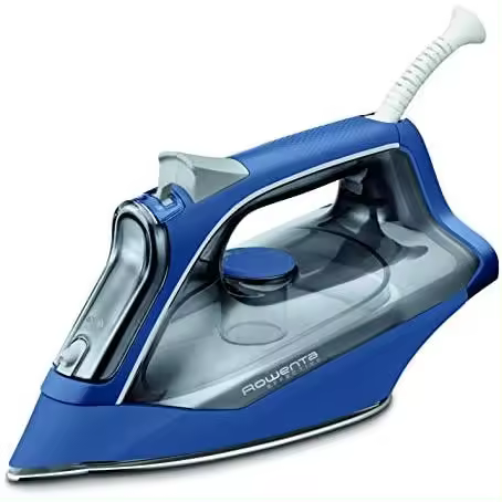 Plancha de vapor rowenta dx1636d1 suela de microsteam 300 2400w golpe de vapor 120gr/min antigoteo color azul - 1
